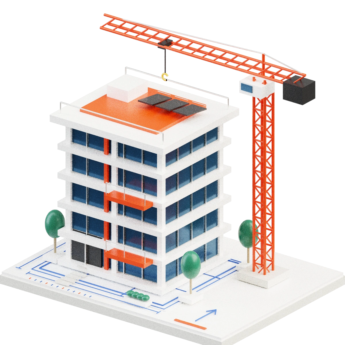Illustrative construction model
